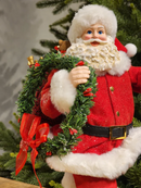 Papai Noel Colecionável Com Lanterna 26CM