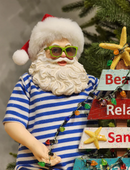 Papai Noel Colecionável Na Praia 46CM