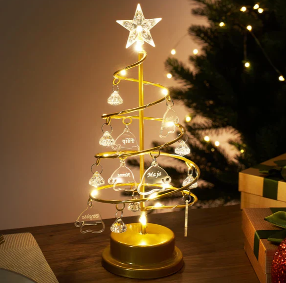 Árvore de Natal Família Eternizada Personalizável 46Cm