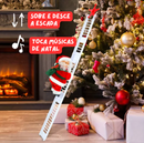 Papai Noel escalador - Brinquedo De Natal Musical