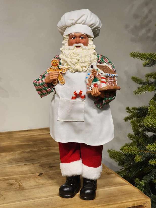 Papai Noel Colecionável Confeiteiro 46CM