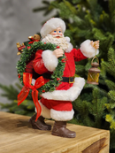 Papai Noel Colecionável Com Lanterna 26CM