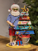 Papai Noel Colecionável Na Praia 46CM